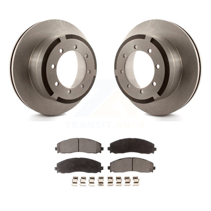 Kit de rotor de frein arrière et de plaquettes semi-métalliques pour Ford F-350 Super Duty F-250 F-45