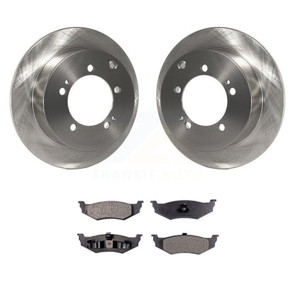 Kit de plaquettes semi-métalliques de rotor de frein arrière pour Dodge Stratus avec roue d'usine de 14"