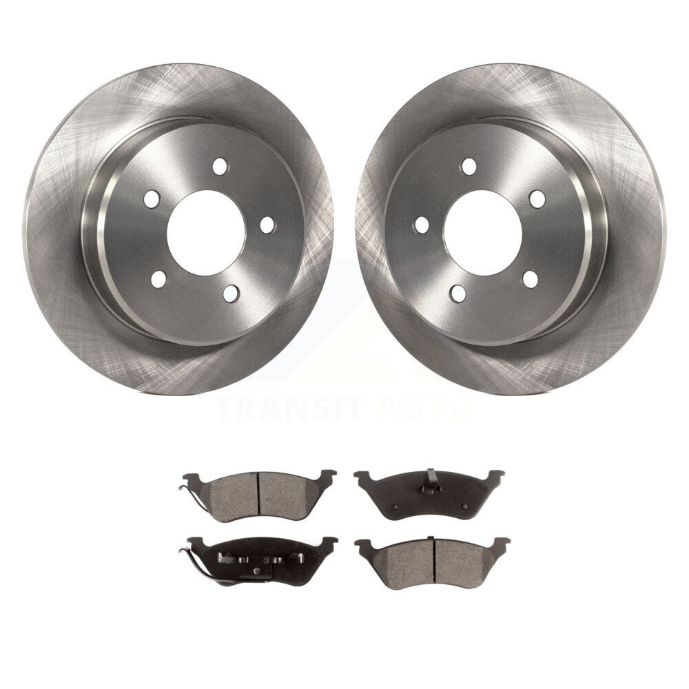 Kit de rotor de frein arrière et de plaquettes semi-métalliques pour Dodge Grand Caravan Chrysler Town