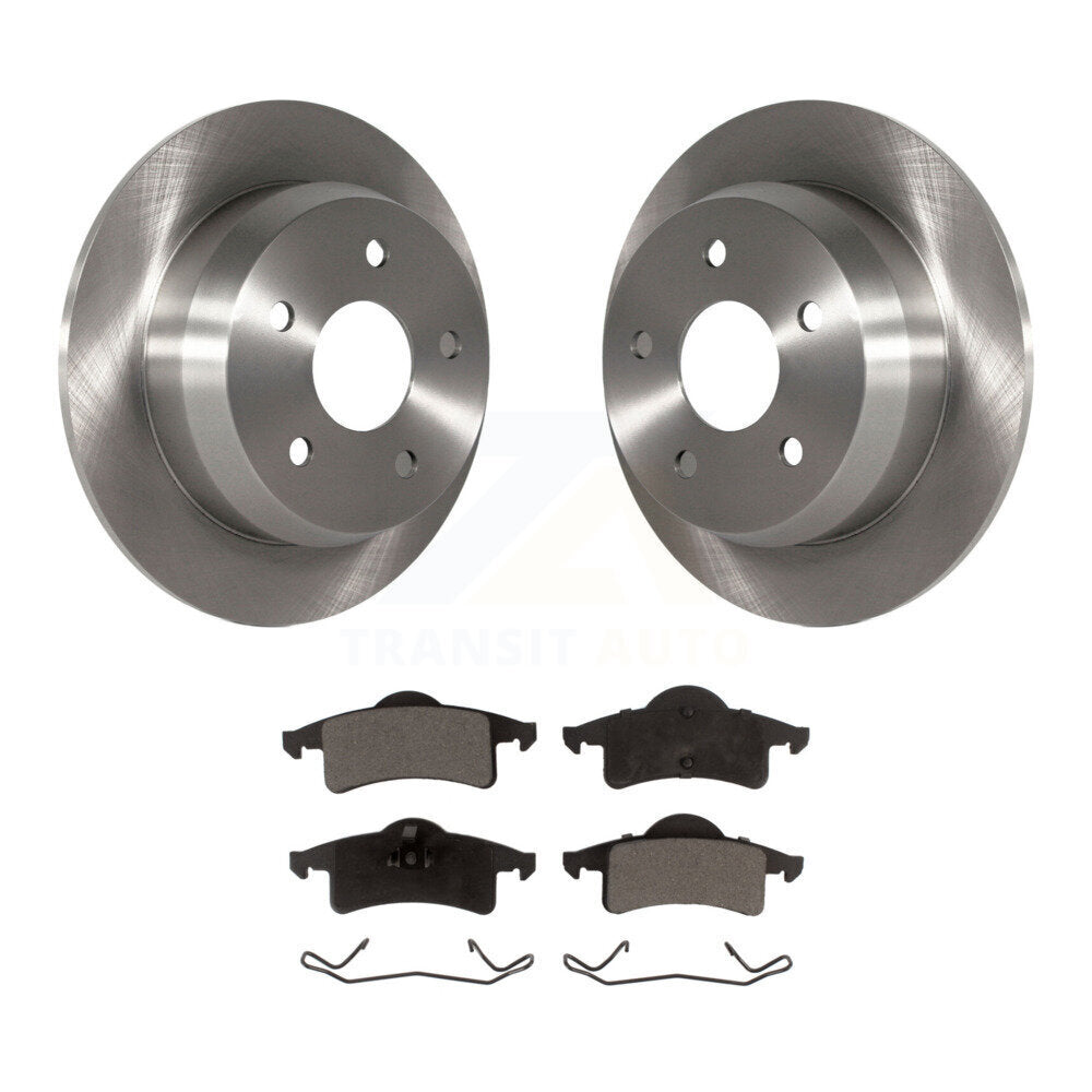 Rotors de frein à disque arrière et kit de plaquettes semi-métalliques pour Jeep Grand Cheroke 1999-2004