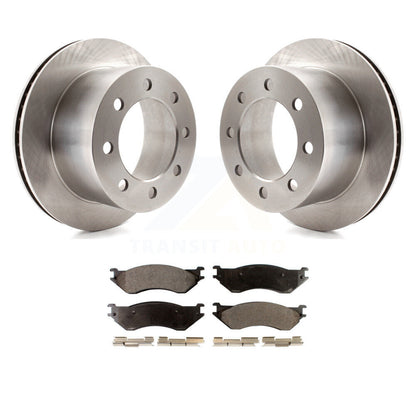 Rotors de frein à disque arrière et kit de plaquettes semi-métalliques pour Dodge Ram 2001 2002 2500 350