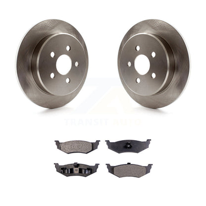 Rotor de frein à disque arrière et Kit de plaquettes semi-métalliques pour Chrysler PT Cruiser Dodge Neo