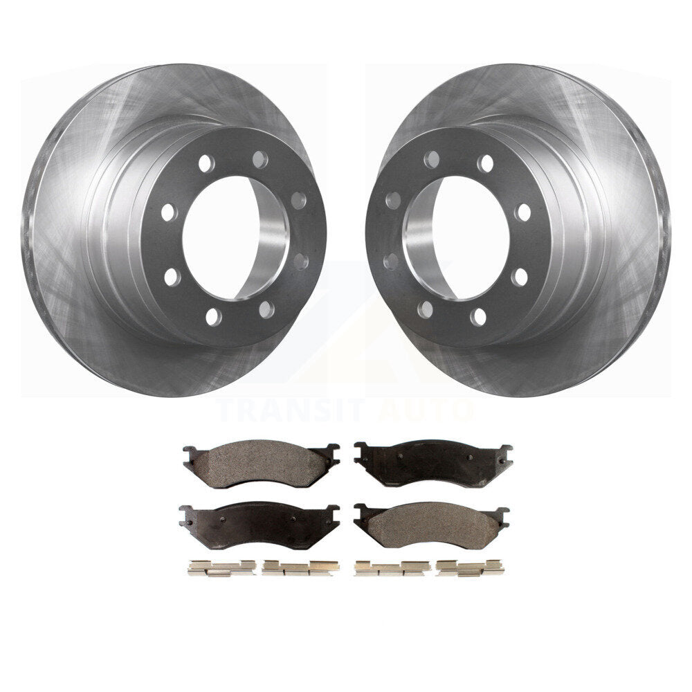 Kit de rotors de frein à disque arrière et plaquettes semi-métalliques pour Dodge Ram 1500 3500 2500