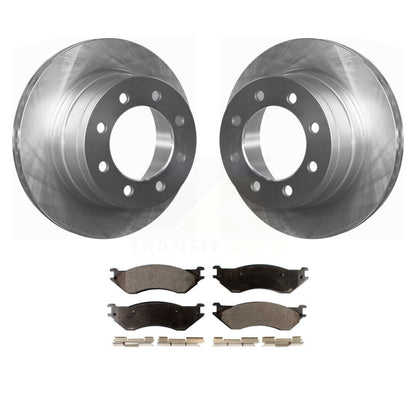 Kit de rotors de frein à disque arrière et plaquettes semi-métalliques pour Dodge Ram 1500 3500 2500