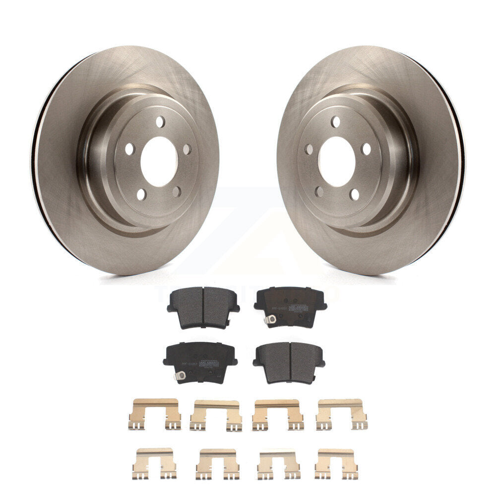 Kit de disques de frein à disque arrière et plaquettes semi-métalliques pour Dodge Charger Magnum