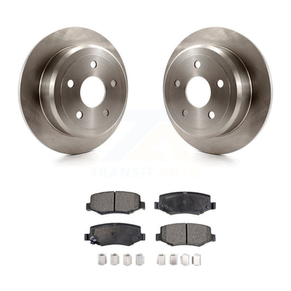 Kit de disques de frein à disque arrière et plaquettes semi-métalliques pour Jeep Wrangler JK