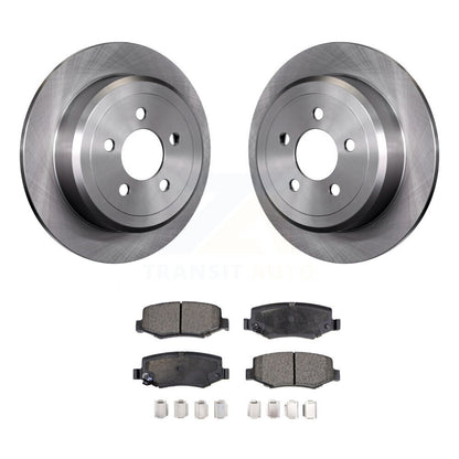 Kit de disques de frein à disque arrière et plaquettes semi-métalliques pour Jeep Liberty Dodge Nitro