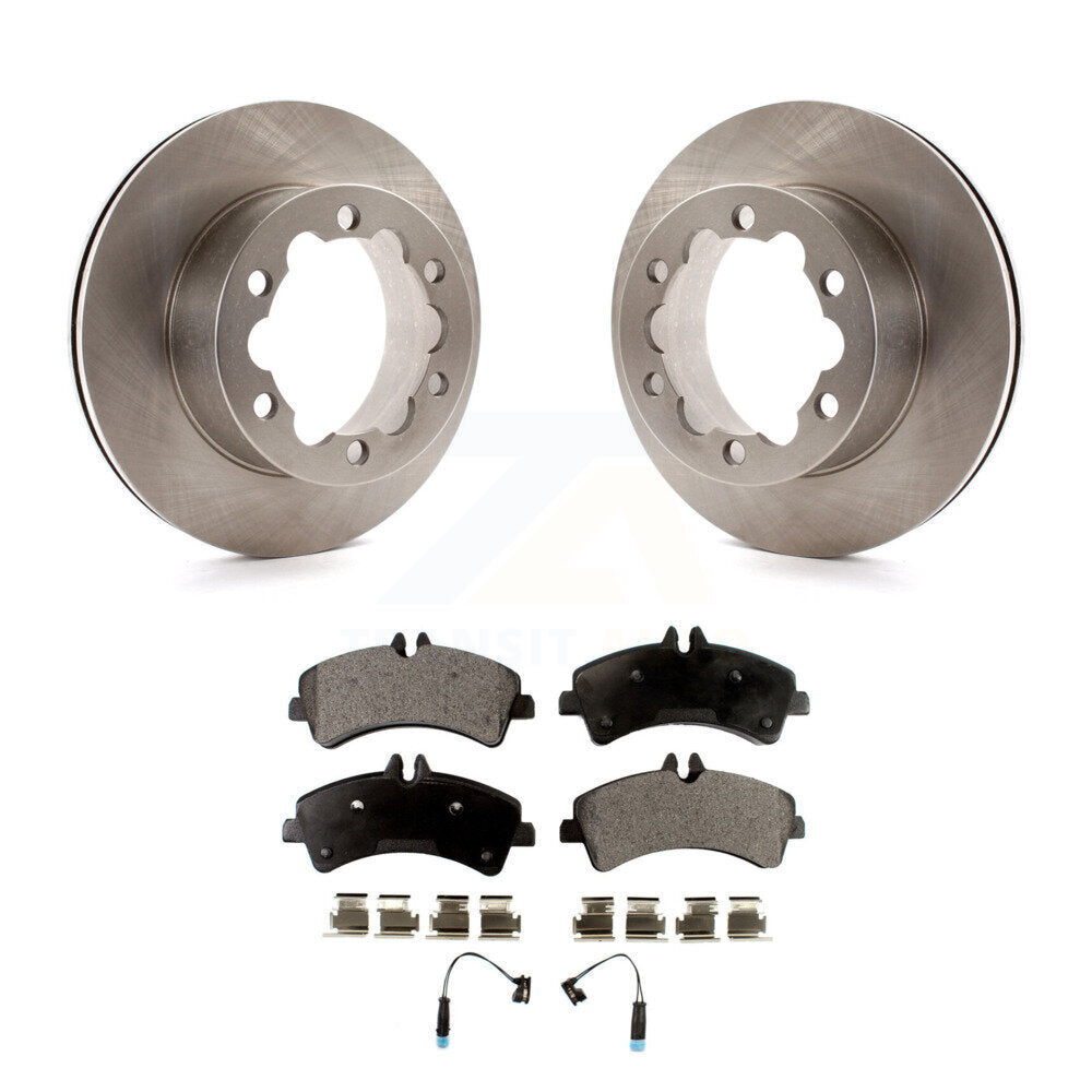 Kit de rotor de frein arrière et de plaquettes semi-métalliques pour Sprinter 3500 Mercedes-Benz Dodg