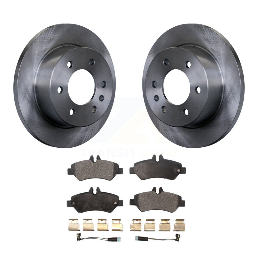 Kit de rotor de frein arrière et de plaquettes semi-métalliques pour Sprinter 2500 Mercedes-Benz Dodge