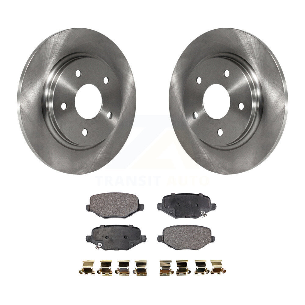 Kit de rotor de frein arrière et de plaquettes semi-métalliques pour Dodge Grand Caravan Chrysler Town