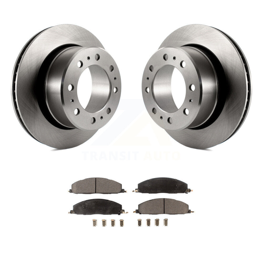 Kit de rotors de frein à disque arrière et plaquettes semi-métalliques pour Ram 3500 2500 1500 Dodge