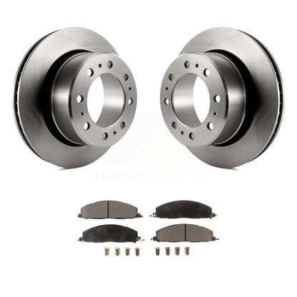 Kit de rotors de frein à disque arrière et plaquettes semi-métalliques pour Ram 3500 2500 1500 Dodge