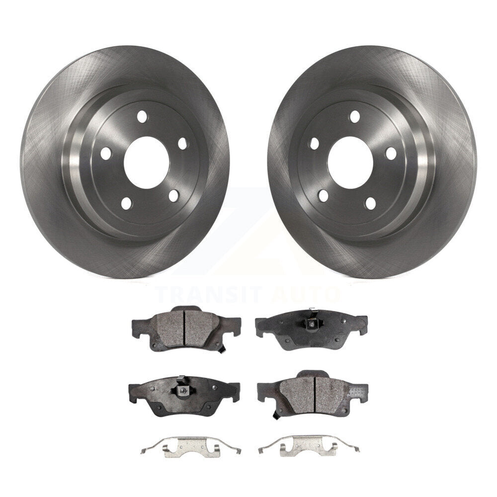 Kit de rotor de frein arrière et de plaquettes semi-métalliques pour Dodge Durango Jeep Grand Cheroke
