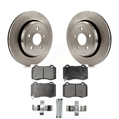 Kit de rotor de frein arrière et de plaquettes semi-métalliques pour Jeep Grand Cherokee Dodge Durang