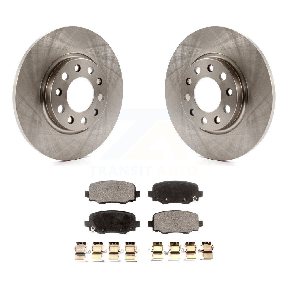 Kit de rotors de frein à disque arrière et plaquettes semi-métalliques pour Jeep Cherokee Chrysler 20