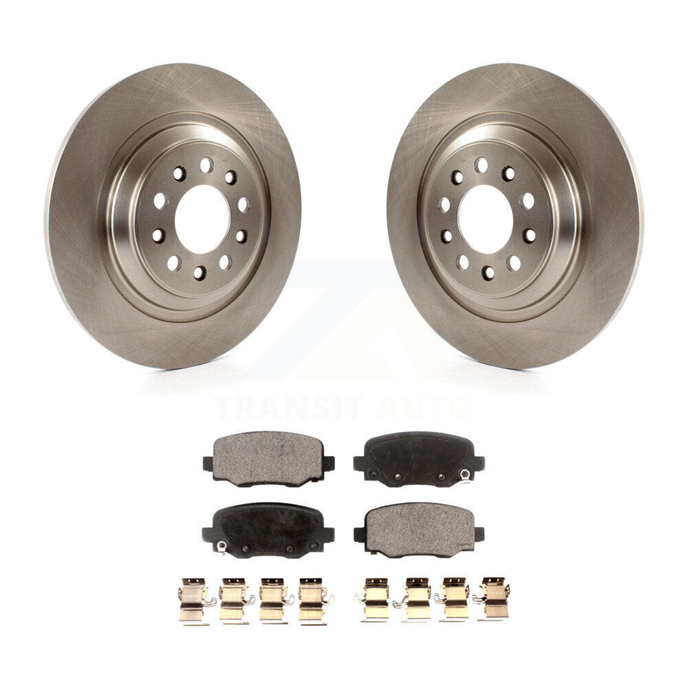 Kit de disques de frein à disque arrière et plaquettes semi-métalliques pour Jeep Cherokee K8F-101683