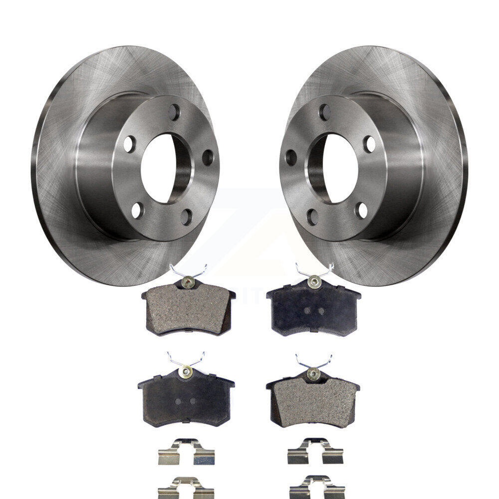 Kit de disques de frein à disque arrière et plaquettes semi-métalliques pour Volkswagen Passat Audi A6