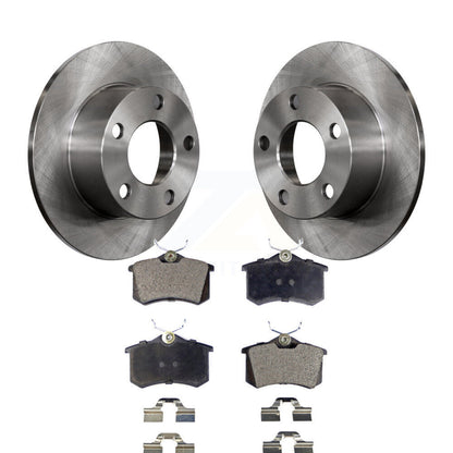 Kit de disques de frein à disque arrière et plaquettes semi-métalliques pour Volkswagen Passat Audi A6