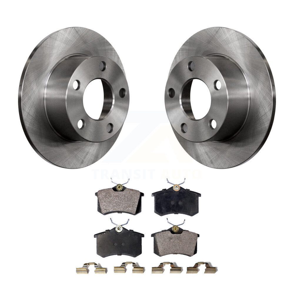 Kit de disques de frein à disque arrière et plaquettes semi-métalliques pour Volkswagen Passat Audi A6