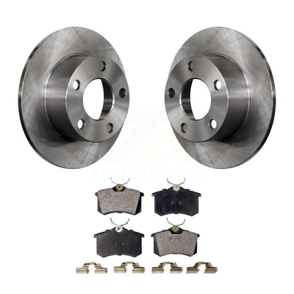 Kit de disques de frein à disque arrière et plaquettes semi-métalliques pour Volkswagen Passat Audi A6