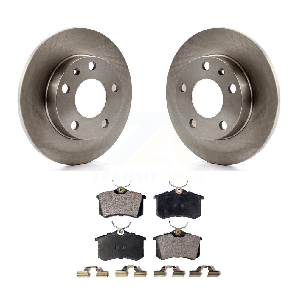 Kit de disques de frein à disque arrière et plaquettes semi-métalliques pour Audi A4 Quattro K8F-10170