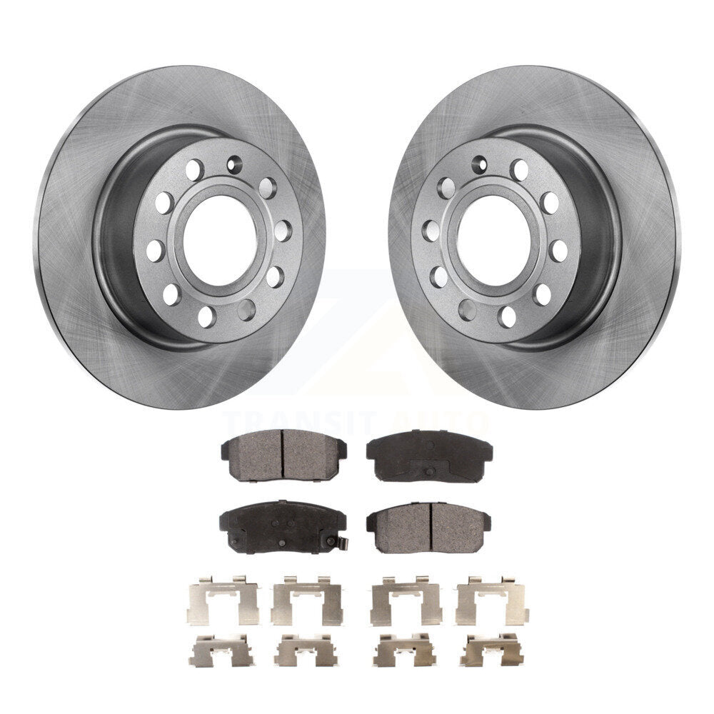 Rotor de frein à disque arrière et Kit de plaquettes semi-métalliques pour Nissan Maxima INFINITI I35 I3