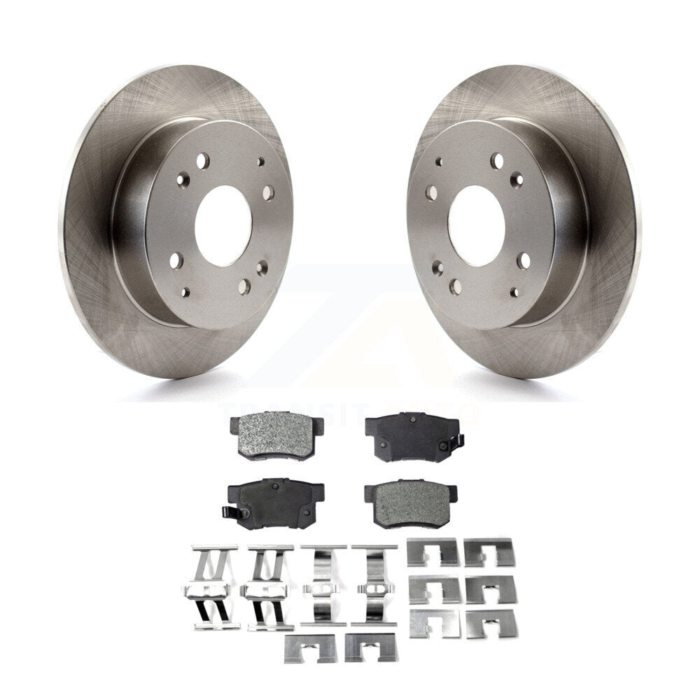 Kit de rotors de frein à disque arrière et plaquettes semi-métalliques pour Honda Accord Acura CL