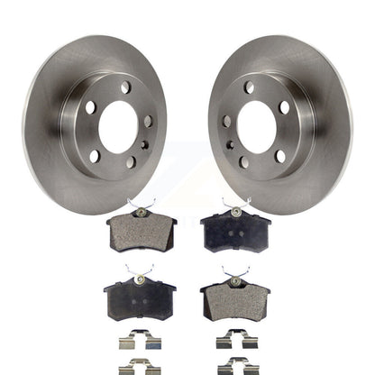 Rotors de frein à disque arrière et kit de plaquettes semi-métalliques pour Volkswagen Beetl 2007-2010