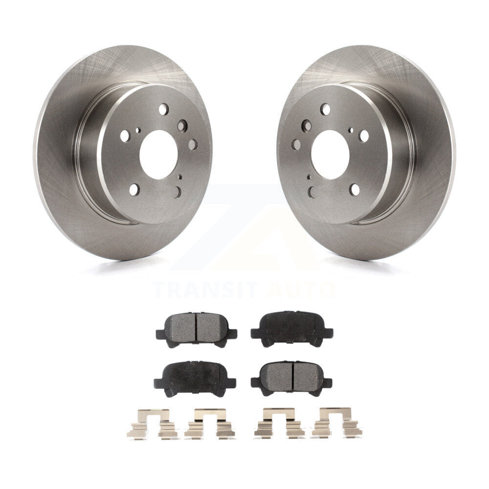 Kit de disques de frein à disque arrière et plaquettes semi-métalliques pour Toyota Avalon 2000-2004