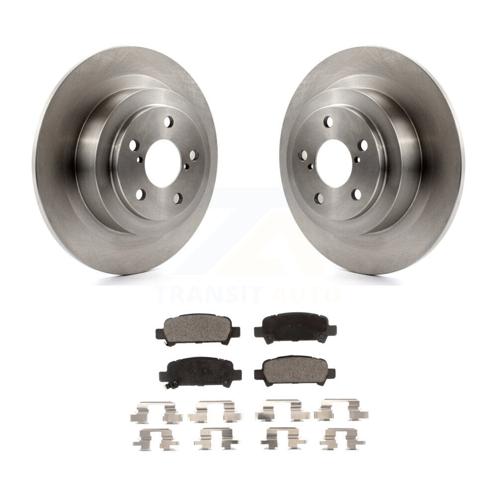 Kit de rotors de frein à disque arrière et plaquettes semi-métalliques pour Subaru Outback Legacy Baj