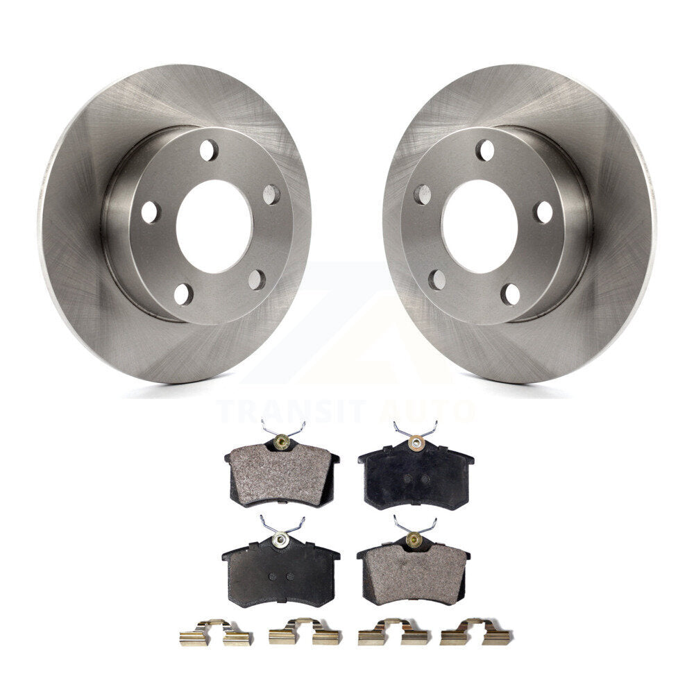 Kit de rotor de frein arrière et de plaquettes semi-métalliques pour Volkswagen Passat Audi A4 Quattr