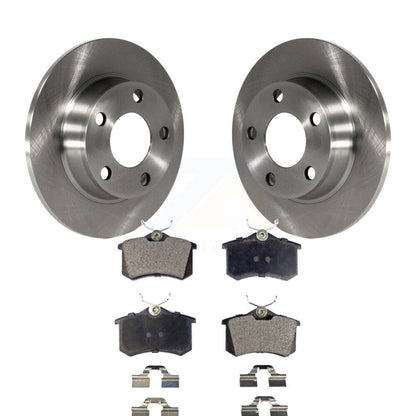 Kit de disques de frein à disque arrière et plaquettes semi-métalliques pour Audi A6 Quattro Allroad