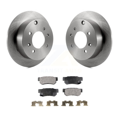 Rotors de frein arrière et Kit de plaquettes semi-métalliques pour Hyundai Sonata Kia Optima Magenti