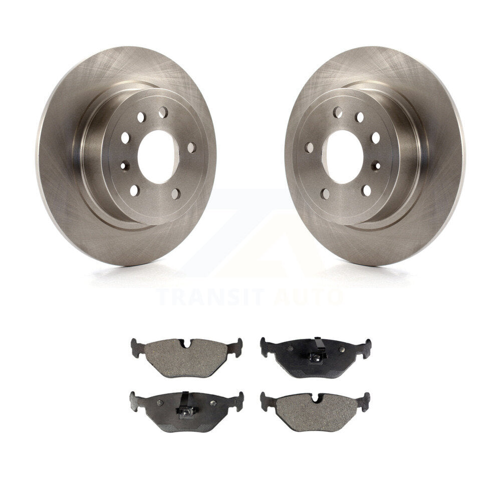 Kit de disques de frein à disque arrière et plaquettes semi-métalliques pour Saab 9-5 K8F-101737