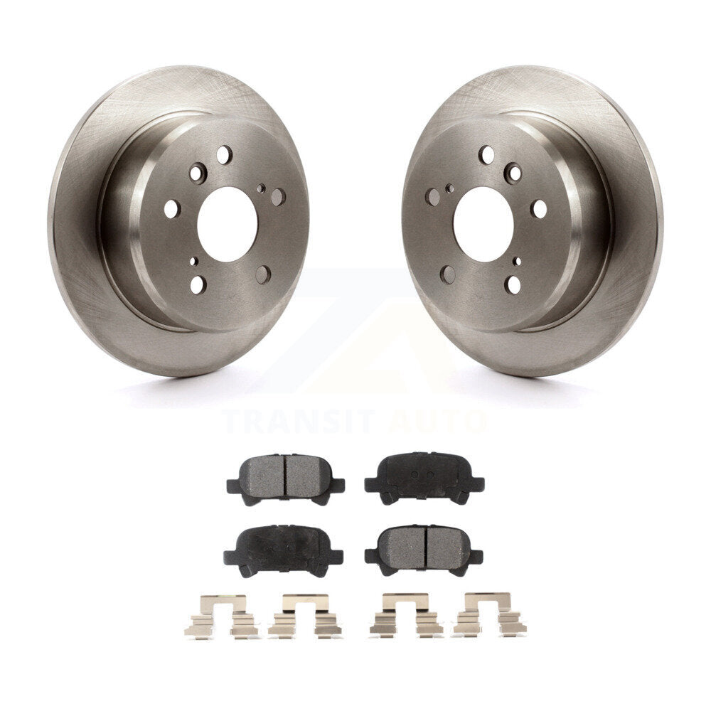 Kit de rotors de frein à disque arrière et plaquettes semi-métalliques pour Toyota Camry Solara Avalo