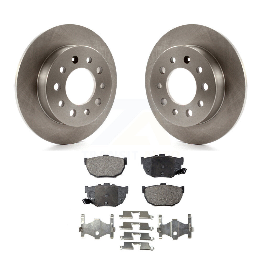 Kit de disques de frein à disque arrière et plaquettes semi-métalliques pour Hyundai Tiburon 2003-2008