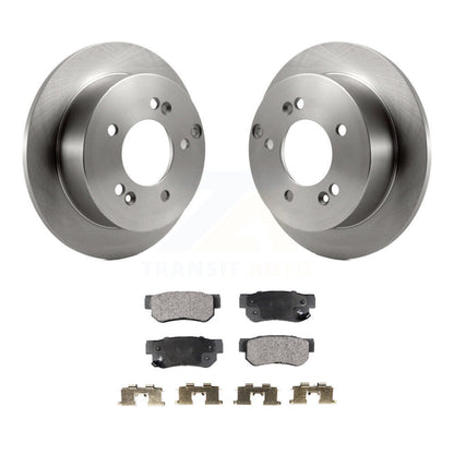 Rotors de frein arrière et Kit de plaquettes semi-métalliques pour Hyundai Tucson Kia Sportage Sonat