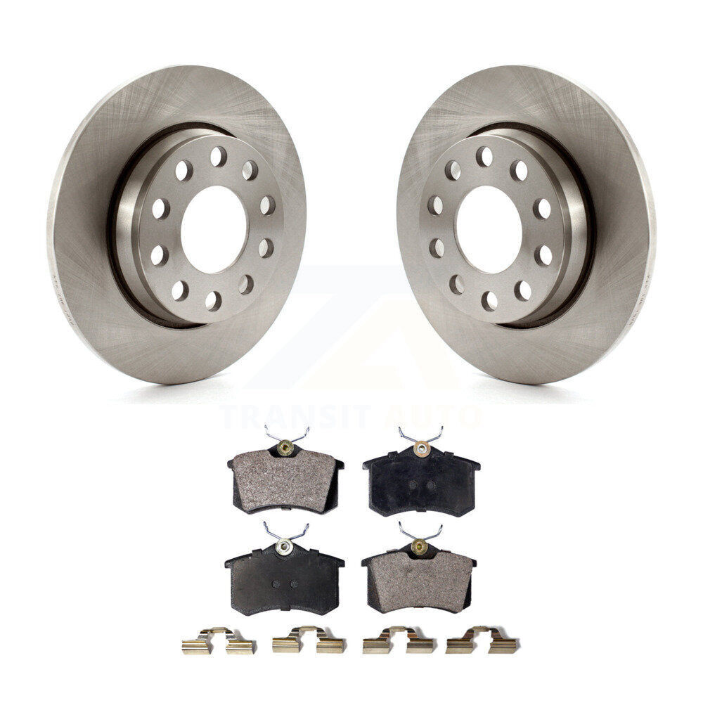 Kit disques de frein à disque arrière et plaquettes semi-métalliques pour Audi A4 K8F-101751
