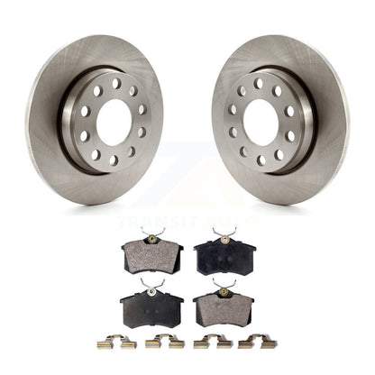 Kit disques de frein à disque arrière et plaquettes semi-métalliques pour Audi A4 K8F-101751