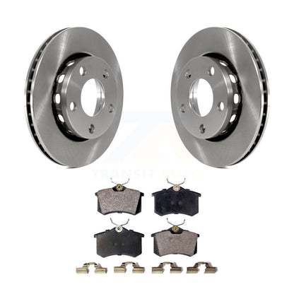 Kit de disques de frein à disque arrière et plaquettes semi-métalliques pour Audi S4 2000-2001