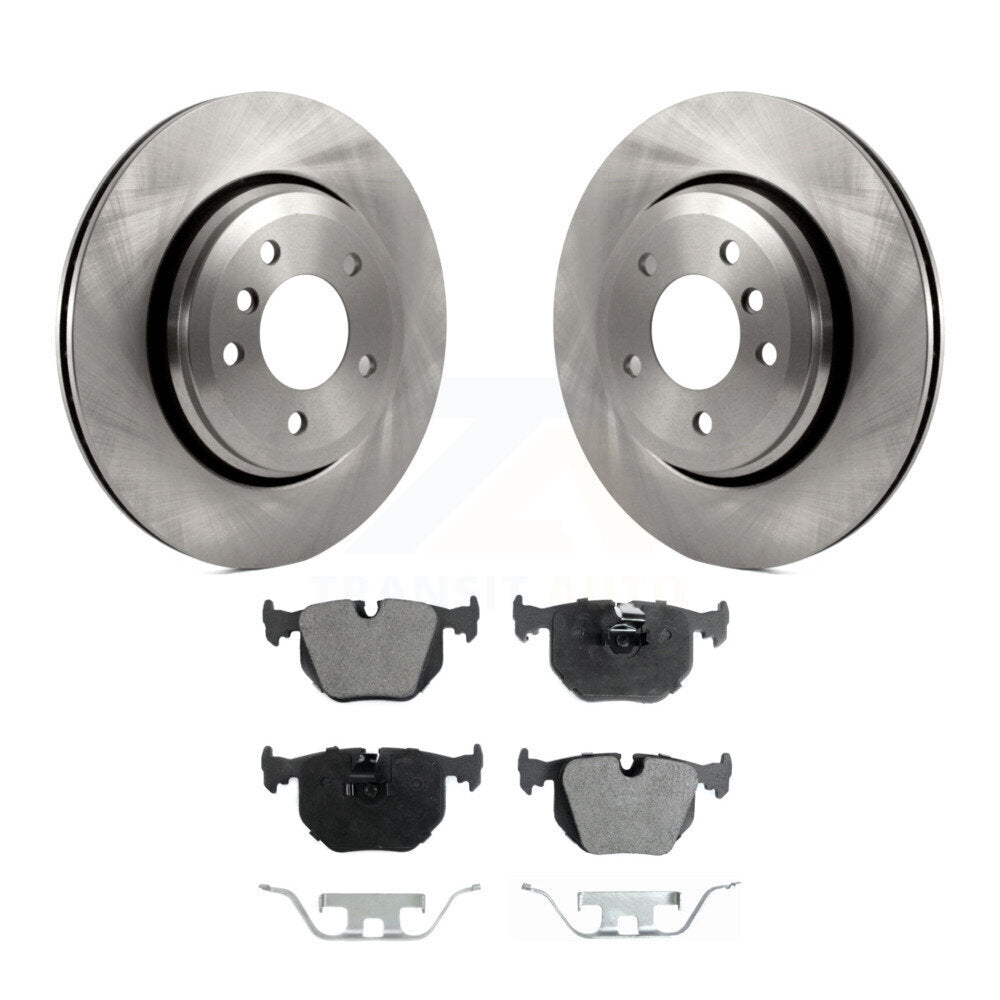 Kit de rotors de frein à disque arrière et plaquettes semi-métalliques pour BMW 330Ci 330i 330xi