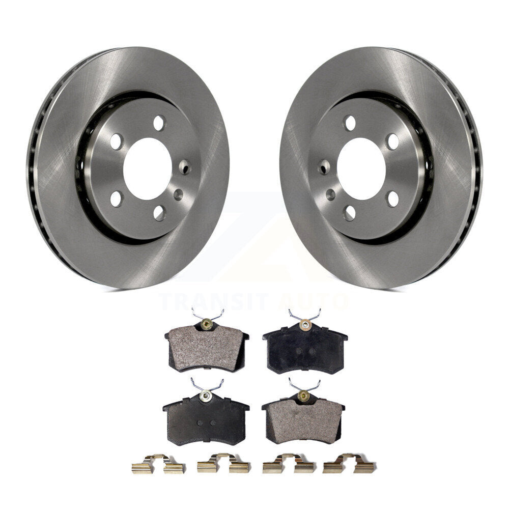 Kit de plaquettes semi-métalliques de Rotor de frein arrière, pour Volkswagen Jetta Golf Audi TT Quattr