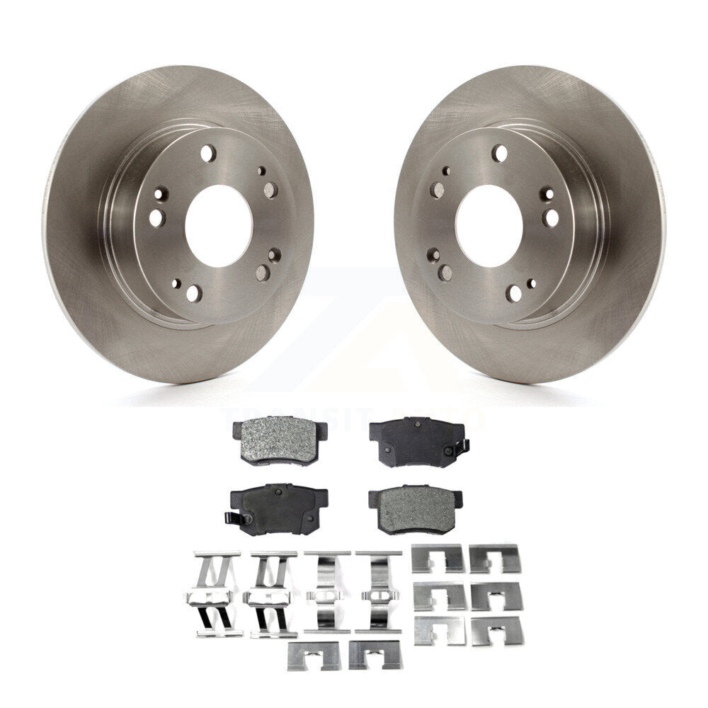 Kit de rotors de frein à disque arrière et plaquettes semi-métalliques pour Honda Accord Acura TSX