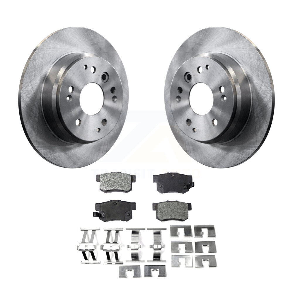Kit de disques de frein à disque arrière et plaquettes semi-métalliques pour Acura TL Honda Element