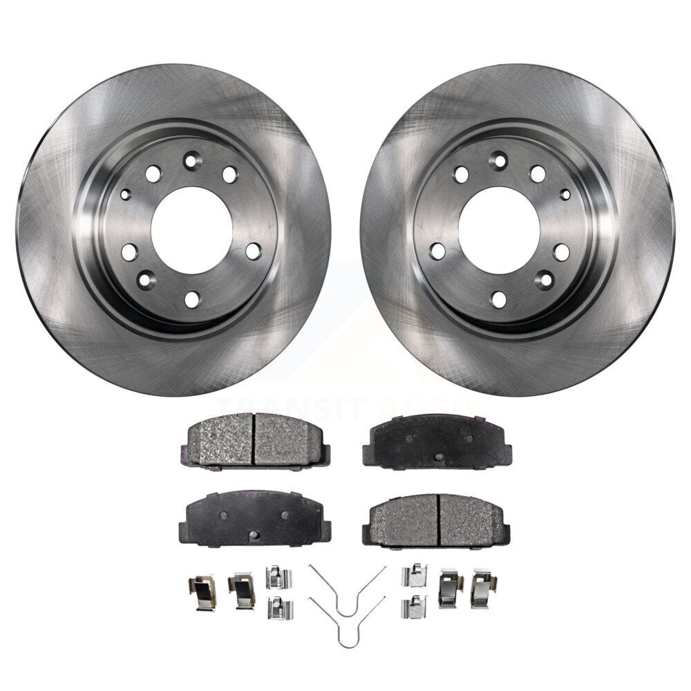 Kit de disques de frein à disque arrière et plaquettes semi-métalliques pour Mazda 6 Protege K8F-10176