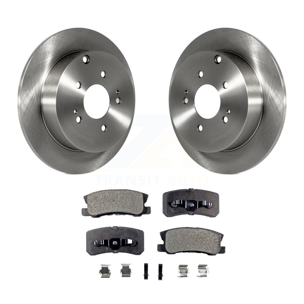 Kit de disques de frein à disque arrière et plaquettes semi-métalliques pour Mitsubishi Endeavour