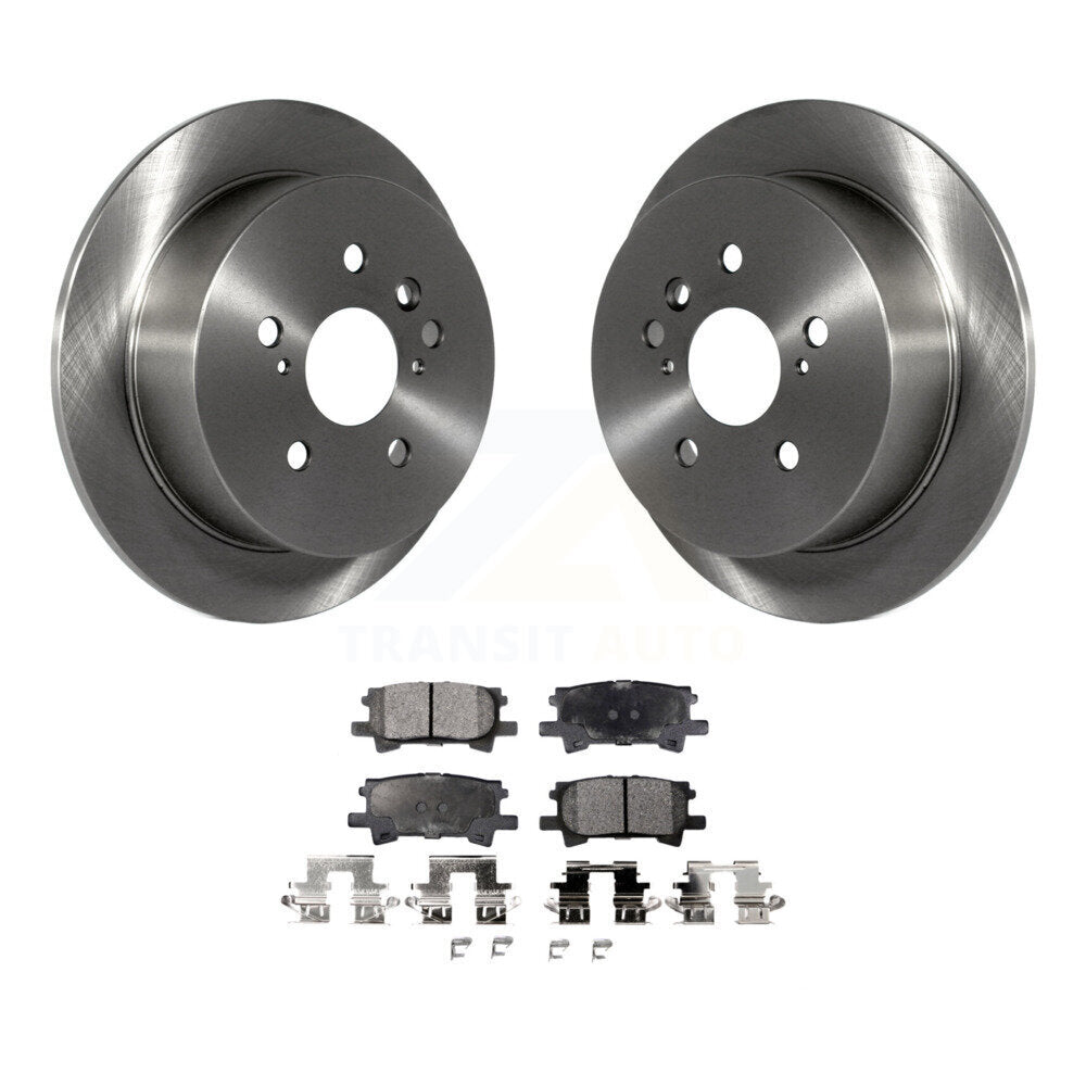 Kit de rotor de frein arrière et de plaquettes semi-métalliques pour Lexus RX350 Toyota Highlander RX33