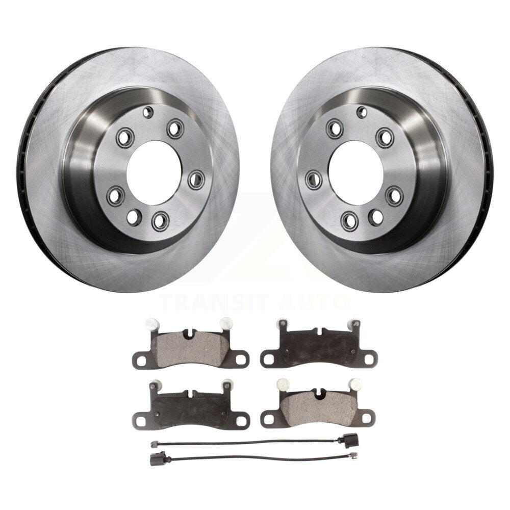 Kit de disques de frein arrière et de plaquettes semi-métalliques pour Volkswagen Touareg Porsche Cayenn