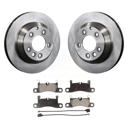 Kit de disques de frein arrière et de plaquettes semi-métalliques pour Volkswagen Touareg Porsche Cayenn
