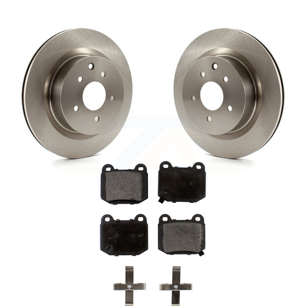 Kit de disques de frein à disque arrière et plaquettes semi-métalliques pour Nissan 350Z INFINITI G35